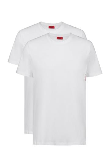 Koszulki HUGO Two Cotton Bodywear Białe Męskie (Pl81446)